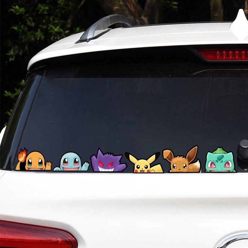 สติ๊กเกอร์ติดกระจกรถยนต์โปเกมอ - Car Accessories Rear บทวิจารณ์และราคา